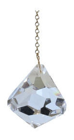Pendule cristal diamant