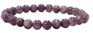 Lépidolite bracelet perle