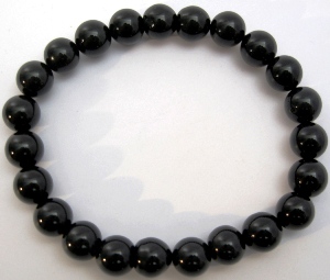 Onys noir bracelet perle 8 mm