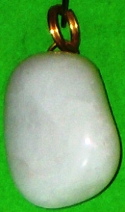 Agate blanche pendentif