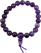 améthyste mala bracelet