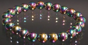 Bracelet Hematite Titane perle de 8 mm